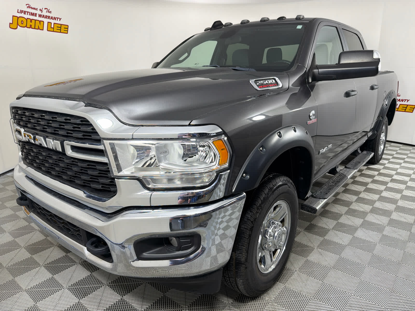 2022 RAM 2500 Big Horn in Granite Crystal Metallic Clearcoat — front three-quarter view
